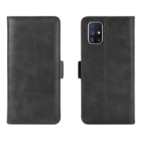 For Samsung Galaxy M51 (Side Fingerprint) Dual-side Magnetic Buckle Horizontal Flip Leather Case with Holder & Card Slots & Wallet, For Galaxy M51