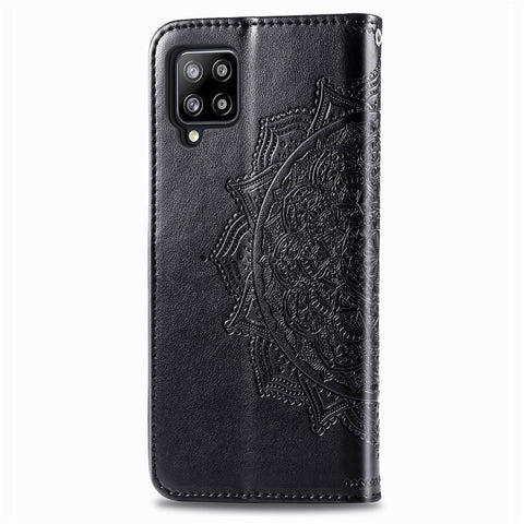 Mandala Flower Embossed Horizontal Flip Leather Case with Bracket / Card Slot / Wallet / Lanyard, For Galaxy A42 5G, For Galaxy M51, For Galaxy M30S/M21