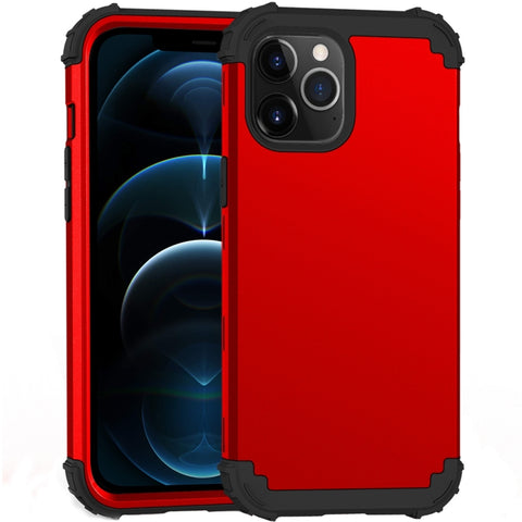 PC+ Silicone Three-piece Anti-drop Mobile Phone Protective Back Cover, For iPhone 12 mini, For iPhone 12 / 12 Pro, For iPhone 12 Pro Max