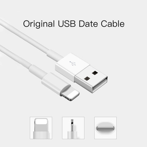 SDC-30W 2 in 1 USB to 8 Pin Data Cable + 30W QC 3.0 USB + 2.4A Dual USB 2.0 Ports Mobile Phone Tablet PC Universal Quick Charger Travel Charger Set,  US Plug, with 8 Pin Cable, US Plug