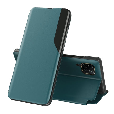 Attraction Flip Holder Leather Phone Case, For Galaxy A42