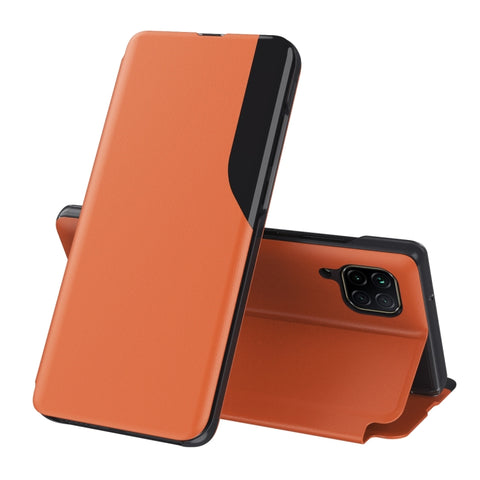 Attraction Flip Holder Leather Phone Case, For Galaxy A42