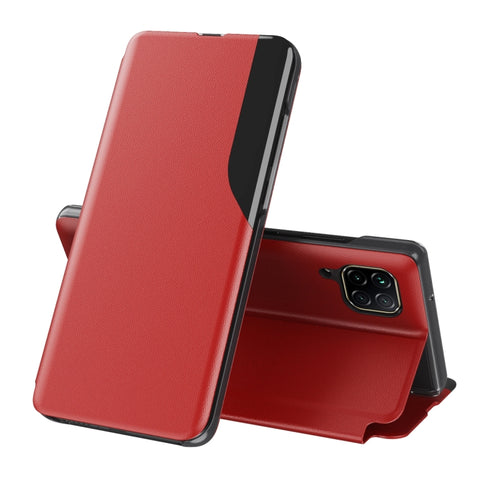 Attraction Flip Holder Leather Phone Case, For Galaxy A42