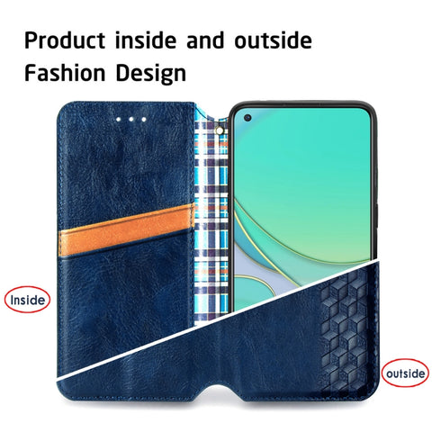 Cubic Grid Pressed Horizontal Flip Magnetic PU Leather Case with Holder & Card Slots & Wallet, For OnePlus 8T, For Xiaomi Mi 10T / Redmi K30S, For Samsung Galaxy A21 (JP Version), For Nokia 2.4, For vivo Y20