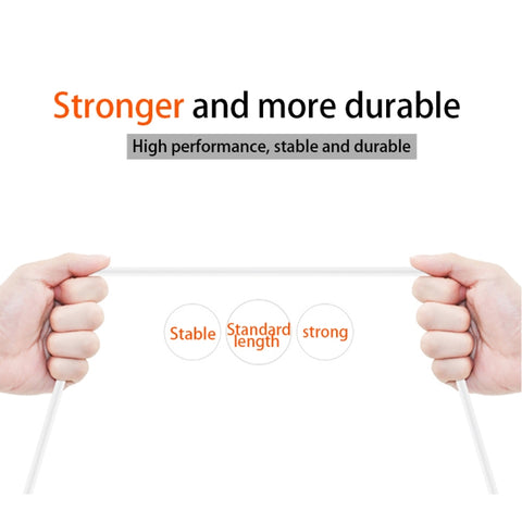 XJ-012 3A USB Male to Micro USB Male Fast Charging Data Cable, Length: 2m, 2m