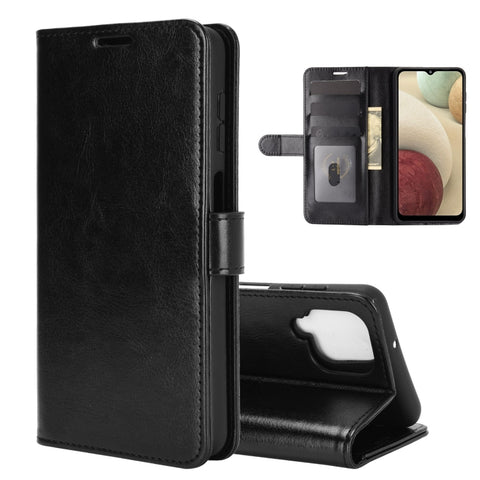 For Samsung Galaxy A12 R64 Texture Single Horizontal Flip Protective Case with Holder & Card Slots & Wallet& Photo Frame, For Samsung Galaxy A12