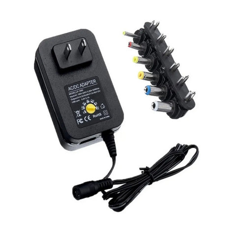 3V 4.5V 5V 6V 7.5V 9V 12V 2A 2.5A AC DC Adapter Adjustable Power Adapter Universal Charger Power Supply 30W, EU Plug, US Plug