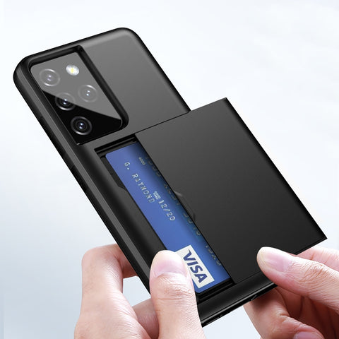 For Samsung Galaxy S21 Ultra / S30 Ultra Shockproof Armor Protective Case with Card Slot, For Samsung Galaxy S21 Ultra 5G