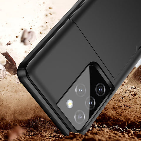 For Samsung Galaxy S21 Ultra / S30 Ultra Shockproof Armor Protective Case with Card Slot, For Samsung Galaxy S21 Ultra 5G