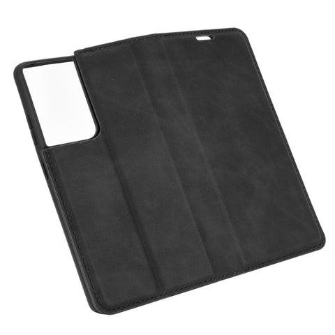 For Samsung Galaxy S21 Ultra 5G Retro-skin Business Magnetic Suction Leather Case with Holder & Card Slots & Wallet, For Samsung Galaxy S21 Ultra 5G