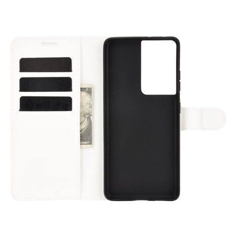 For Samsung Galaxy S21 Ultra 5G Litchi Texture Horizontal Flip Protective Case with Holder & Card Slots & Wallet, For Galaxy S21 Ultra 5G