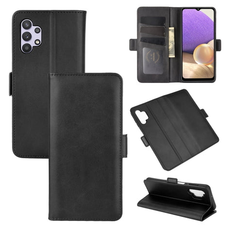 For Samsung Galaxy A32 5G Dual-side Magnetic Buckle Horizontal Flip Leather Case with Holder & Card Slots & Wallet, For Galaxy A32 5G