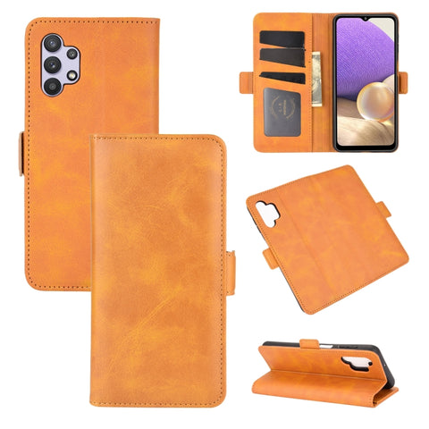 For Samsung Galaxy A32 5G Dual-side Magnetic Buckle Horizontal Flip Leather Case with Holder & Card Slots & Wallet, For Galaxy A32 5G