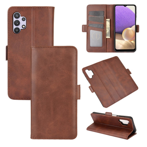 For Samsung Galaxy A32 5G Dual-side Magnetic Buckle Horizontal Flip Leather Case with Holder & Card Slots & Wallet, For Galaxy A32 5G