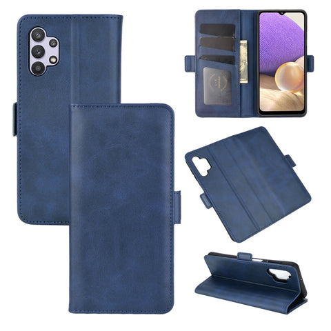 For Samsung Galaxy A32 5G Dual-side Magnetic Buckle Horizontal Flip Leather Case with Holder & Card Slots & Wallet, For Galaxy A32 5G