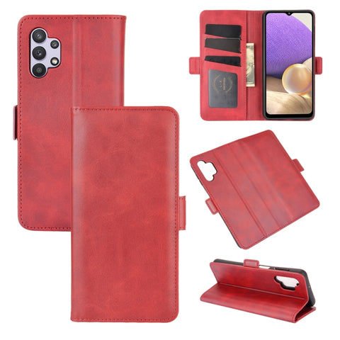 For Samsung Galaxy A32 5G Dual-side Magnetic Buckle Horizontal Flip Leather Case with Holder & Card Slots & Wallet, For Galaxy A32 5G