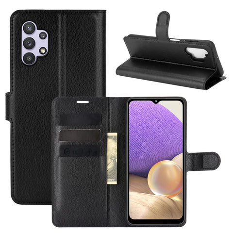 For Samsung Galaxy A32 5G Litchi Texture Horizontal Flip Protective Case with Holder & Card Slots & Wallet, For Galaxy A32 5G