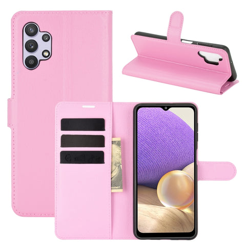For Samsung Galaxy A32 5G Litchi Texture Horizontal Flip Protective Case with Holder & Card Slots & Wallet, For Galaxy A32 5G