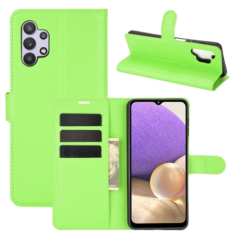 For Samsung Galaxy A32 5G Litchi Texture Horizontal Flip Protective Case with Holder & Card Slots & Wallet, For Galaxy A32 5G