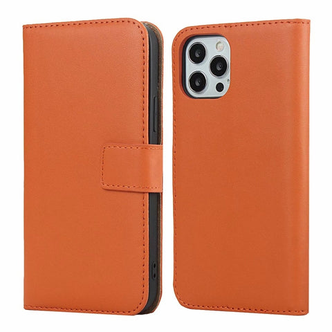 Plain Texture Cowhide Leather Horizontal Flip Case with Magnetic Clasp & Holder & Card Slots & Wallet, For iPhone 12 Pro Max, For iPhone 12 / 12 Pro, For iPhone 12 Mini, For Samsung Galaxy S20 FE