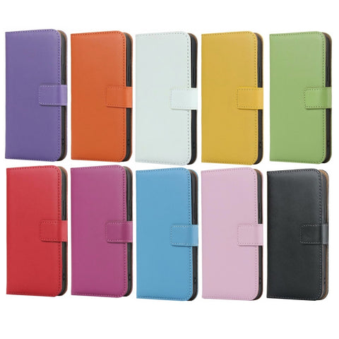 Plain Texture Cowhide Leather Horizontal Flip Case with Magnetic Clasp & Holder & Card Slots & Wallet, For iPhone 12 Pro Max, For iPhone 12 / 12 Pro, For iPhone 12 Mini, For Samsung Galaxy S20 FE