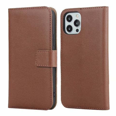 Plain Texture Cowhide Leather Horizontal Flip Case with Magnetic Clasp & Holder & Card Slots & Wallet, For iPhone 12 Pro Max, For iPhone 12 / 12 Pro, For iPhone 12 Mini, For Samsung Galaxy S20 FE