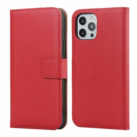 Plain Texture Cowhide Leather Horizontal Flip Case with Magnetic Clasp & Holder & Card Slots & Wallet, For iPhone 12 Pro Max, For iPhone 12 / 12 Pro, For iPhone 12 Mini, For Samsung Galaxy S20 FE
