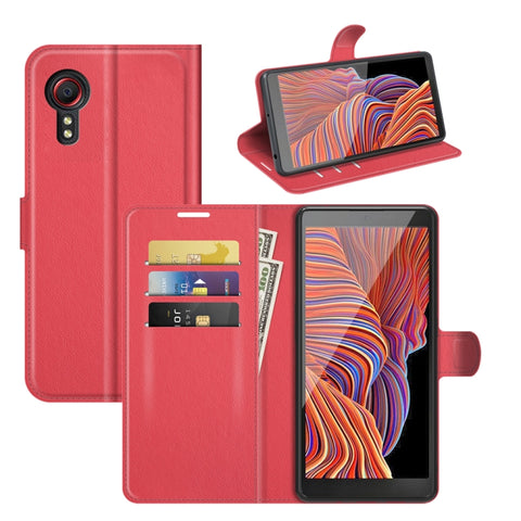 For Samsung Galaxy Xcover 5 / Xcover 5S Litchi Texture Horizontal Flip Protective Case with Holder & Card Slots & Wallet, For Galaxy Xcover 5