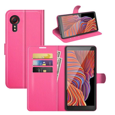 For Samsung Galaxy Xcover 5 / Xcover 5S Litchi Texture Horizontal Flip Protective Case with Holder & Card Slots & Wallet, For Galaxy Xcover 5