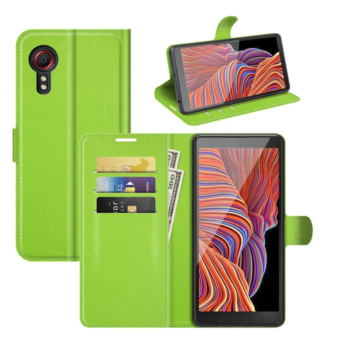 For Samsung Galaxy Xcover 5 / Xcover 5S Litchi Texture Horizontal Flip Protective Case with Holder & Card Slots & Wallet, For Galaxy Xcover 5
