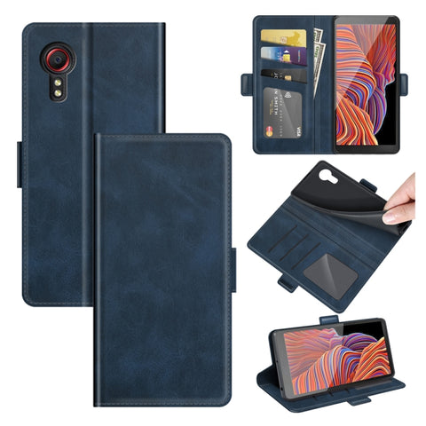 For Samsung Galaxy Xcover 5 / Xcover 5S Dual-side Magnetic Buckle Horizontal Flip Leather Case with Holder & Card Slots & Wallet, For Galaxy Xcover 5