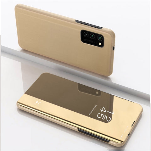 Plated Mirror Horizontal Flip Leather Case with Holder, For Samsung Galaxy F62/M62, For Samsung Galaxy A52 5G/4G, For Samsung Galaxy A72 5G/4G, For Samsung Galaxy A32 4G, For Samsung Galaxy A32 5G, For OPPO Find X3 / Find X3 Pro                        ...