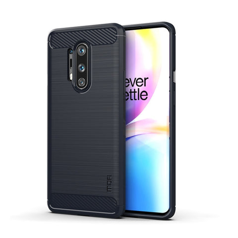 For OnePlus 8 Pro MOFI Gentleness Series Brushed Texture Carbon Fiber Soft TPU Case, For OnePlus 8 Pro