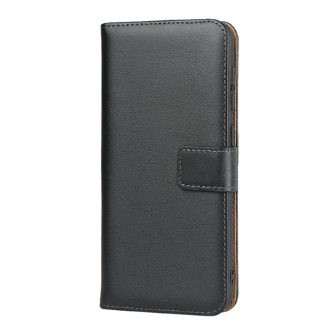 Leather Horizontal Flip Holster for Samsung Galaxy A30/A20 with Magnetic Clasp and Bracket and Card Slot and Wallet, For Galaxy A30