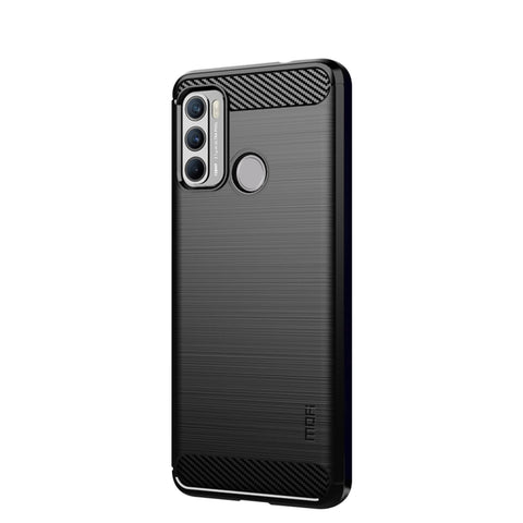 MOFI Gentleness Series Brushed Texture Carbon Fiber Soft TPU Case, For Huawei P50, For Huawei P Smart 2021 / Y7A, For Samsung Galaxy S21 FE, For Samsung Galaxy A82 / Quantum2, For Samsung Galaxy A22 5G, For Nokia 1.4, For Motorola G60 / G40 Fusion