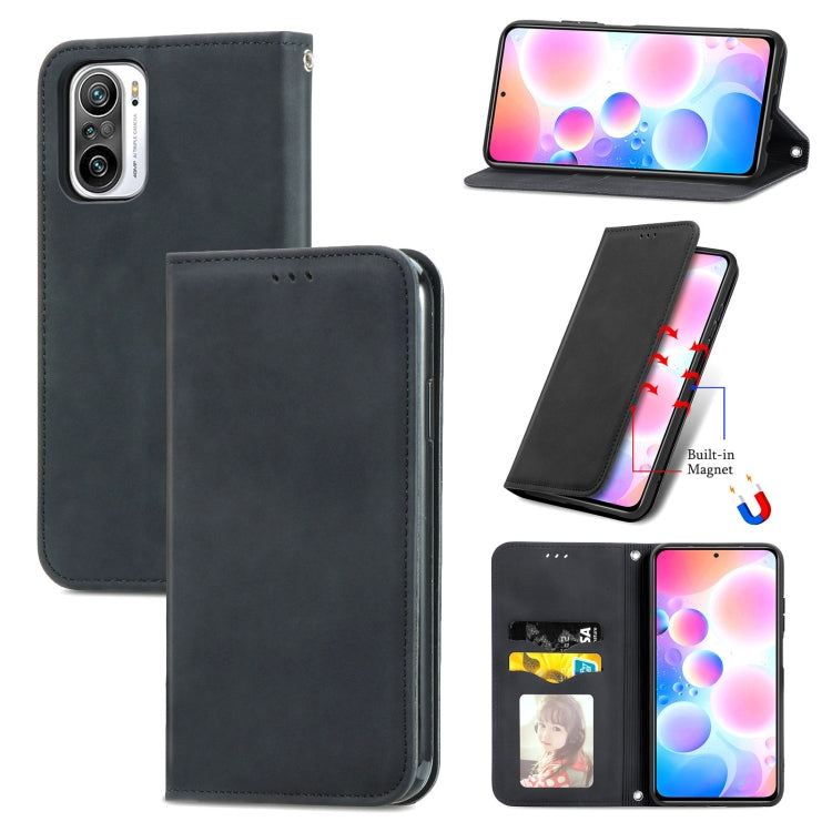 Retro Skin Feel Business Magnetic Horizontal Flip Leather Case With Holder & Card Slots & Wallet & Photo Frame, For Redmi Note 10 Pro, For Xiaomi Mi 11 Lite, For Xiaomi Mi 10S, For Xiaomi Redmi Note10 5G, For Xiaomi Redmi K40, For OPPO Reno5 Pro+ 5G   ...
