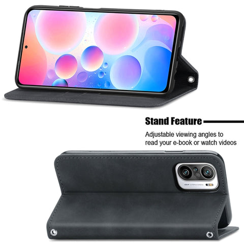 Retro Skin Feel Business Magnetic Horizontal Flip Leather Case With Holder & Card Slots & Wallet & Photo Frame, For Redmi Note 10 Pro, For Xiaomi Mi 11 Lite, For Xiaomi Mi 10S, For Xiaomi Redmi Note10 5G, For Xiaomi Redmi K40, For OPPO Reno5 Pro+ 5G   ...