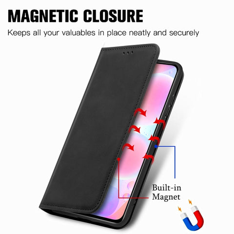 Retro Skin Feel Business Magnetic Horizontal Flip Leather Case With Holder & Card Slots & Wallet & Photo Frame, For Redmi Note 10 Pro, For Xiaomi Mi 11 Lite, For Xiaomi Mi 10S, For Xiaomi Redmi Note10 5G, For Xiaomi Redmi K40, For OPPO Reno5 Pro+ 5G   ...