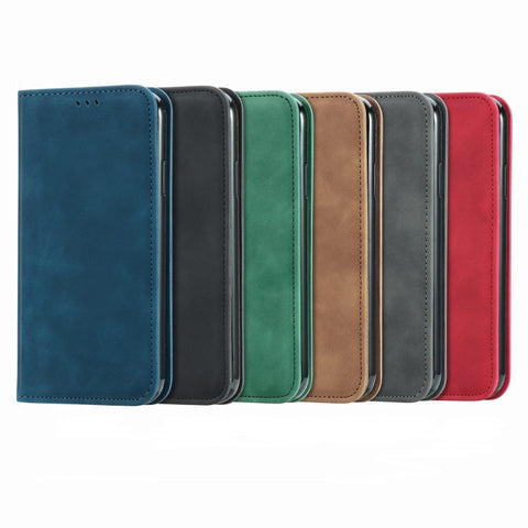 Retro Skin Feel Business Magnetic Horizontal Flip Leather Case With Holder & Card Slots & Wallet & Photo Frame, For Redmi Note 10 Pro, For Xiaomi Mi 11 Lite, For Xiaomi Mi 10S, For Xiaomi Redmi Note10 5G, For Xiaomi Redmi K40, For OPPO Reno5 Pro+ 5G   ...