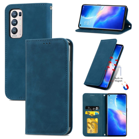 Retro Skin Feel Business Magnetic Horizontal Flip Leather Case With Holder & Card Slots & Wallet & Photo Frame, For Redmi Note 10 Pro, For Xiaomi Mi 11 Lite, For Xiaomi Mi 10S, For Xiaomi Redmi Note10 5G, For Xiaomi Redmi K40, For OPPO Reno5 Pro+ 5G   ...