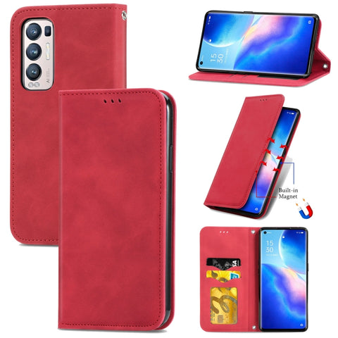 Retro Skin Feel Business Magnetic Horizontal Flip Leather Case With Holder & Card Slots & Wallet & Photo Frame, For Redmi Note 10 Pro, For Xiaomi Mi 11 Lite, For Xiaomi Mi 10S, For Xiaomi Redmi Note10 5G, For Xiaomi Redmi K40, For OPPO Reno5 Pro+ 5G   ...