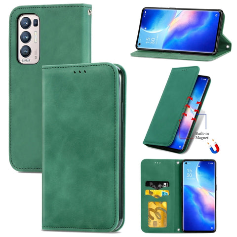 Retro Skin Feel Business Magnetic Horizontal Flip Leather Case With Holder & Card Slots & Wallet & Photo Frame, For Redmi Note 10 Pro, For Xiaomi Mi 11 Lite, For Xiaomi Mi 10S, For Xiaomi Redmi Note10 5G, For Xiaomi Redmi K40, For OPPO Reno5 Pro+ 5G   ...