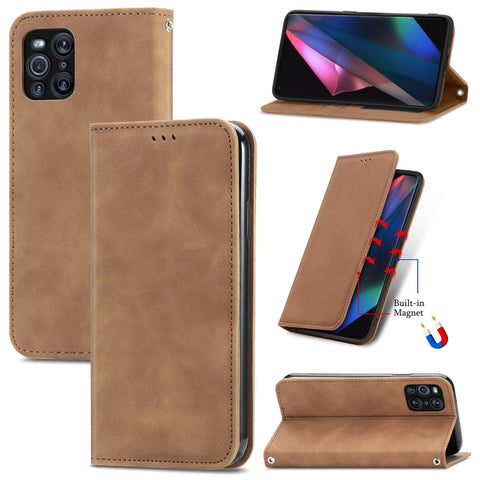 Retro Skin Feel Business Magnetic Horizontal Flip Leather Case With Holder & Card Slots & Wallet & Photo Frame, For Redmi Note 10 Pro, For Xiaomi Mi 11 Lite, For Xiaomi Mi 10S, For Xiaomi Redmi Note10 5G, For Xiaomi Redmi K40, For OPPO Reno5 Pro+ 5G   ...