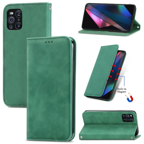 Retro Skin Feel Business Magnetic Horizontal Flip Leather Case With Holder & Card Slots & Wallet & Photo Frame, For Redmi Note 10 Pro, For Xiaomi Mi 11 Lite, For Xiaomi Mi 10S, For Xiaomi Redmi Note10 5G, For Xiaomi Redmi K40, For OPPO Reno5 Pro+ 5G   ...
