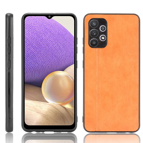 For Samsung Galaxy A32 4G European version Shockproof Sewing Cow Pattern Skin PC + PU + TPU Case, For Galaxy A32 4G European version