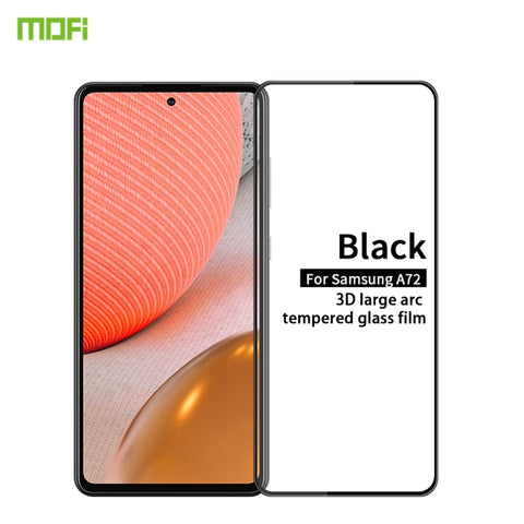 MOFI 9H 3D Explosion-proof Curved Screen Tempered Glass Film, For Samsung Galaxy A22 5G, For Samsung Galaxy A72 4G/5G, For Samsung Galaxy S21 FE