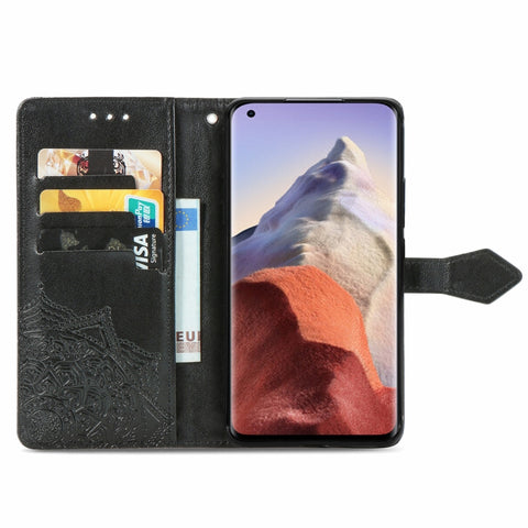 Mandala Embossing Pattern Horizontal Flip Leather Case with Holder & Card Slots & Wallet & Lanyard, For Xiaomi Mi 11 Ultra