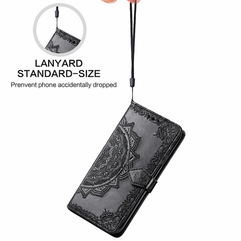 Mandala Embossing Pattern Horizontal Flip Leather Case with Holder & Card Slots & Wallet & Lanyard, For Xiaomi Mi 11 Ultra