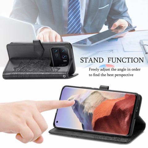 Mandala Embossing Pattern Horizontal Flip Leather Case with Holder & Card Slots & Wallet & Lanyard, For Xiaomi Mi 11 Ultra