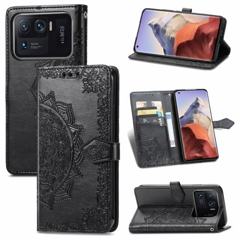 Mandala Embossing Pattern Horizontal Flip Leather Case with Holder & Card Slots & Wallet & Lanyard, For Xiaomi Mi 11 Ultra